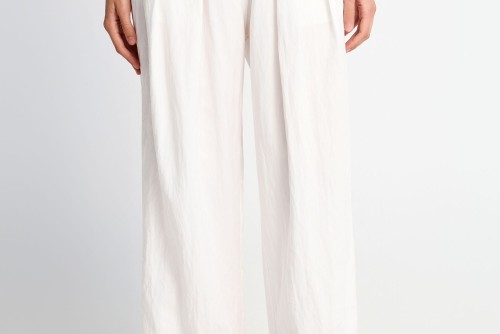 Funky Buddha Παντελόνα Γυναικεία (FBL013-119-02-WHITE)