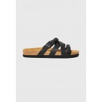 Funky Buddha Suede Σανδάλια (FBL013-119-08-BLACK)