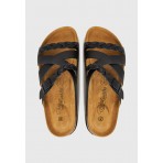 Funky Buddha Suede Σανδάλια (FBL013-119-08-BLACK)