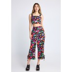 Funky Buddha Γυναικείο Παντελόνι Chino Πολύχρωμο