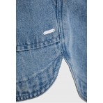 Funky Buddha Γυναικείο Τζιν Σορτς Μπλε