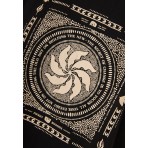 Funky Buddha Loose Fit With Graphic Print Γυναικείο Κοντομάνικο T-Shirt Μαύρο