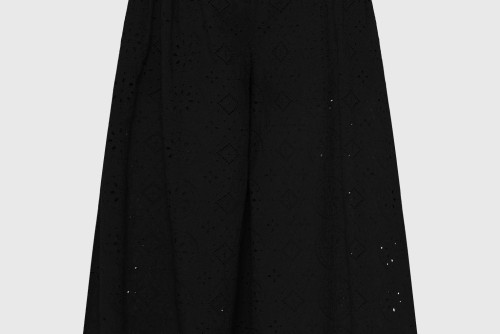 Funky Buddha Relaxed Fit Pallazo Παντελόνα Γυναικεία (FBL013-121-02-BLACK)