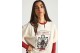 Funky Buddha Graphic Print Γυναικείο Κοντομάνικο T-Shirt Μπεζ, Διάφορα Χρώματα