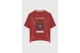 Funky Buddha Graphic Print Γυναικείο Κοντομάνικο T-Shirt Κεραμιδί