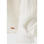 Funky Buddha Cotton Πουκάμισο Μακρυμάνικο Γυναικείο (FBL013-121-05-OFF-WHITE)