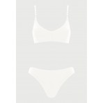 Funky Buddha Μαγιό Σλιπ Γυναικείο (FBL013-121-16B-WHITE)