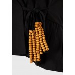 Funky Buddha Γυναικείο Αμάνικο Τοπ (FBL013-121-17-BLACK)