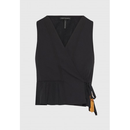 Funky Buddha Γυναικείο Αμάνικο Τοπ 