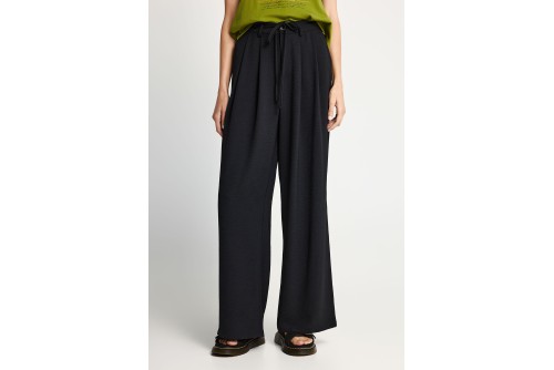 Funky Buddha Relaxed Fit Παντελόνα Γυναικεία (FBL013-122-02-BLACK)