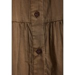 Funky Buddha Γυναικείο Πουκάμισο Basic (FBL013-122-05-BRUNETTE)