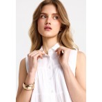 Funky Buddha Γυναικείο Πουκάμισο Basic (FBL013-122-05-WHITE)