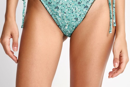 Funky Buddha Μαγιό Σλιπ Γυναικείο (FBL013-122-16B-GREEN-LAKE)