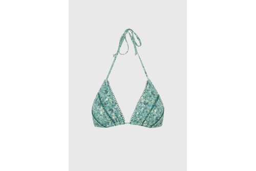 Funky Buddha Μαγιό Bikini Top Γυναικείο (FBL013-122-16T-GREEN-LAKE)