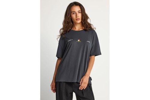 Funky Buddha Artwork Print T-Shirt Γυναικείο (FBL013-125-04-ANTHRACITE)