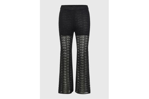 Funky Buddha Knitted Jacquard Παντελόνα Γυναικεία (FBL013-128-02-BLACK)
