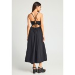 Funky Buddha Γυναικείο Φόρεμα Maxi Μαύρο