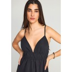 Funky Buddha Γυναικείο Φόρεμα Maxi Μαύρο