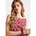 Funky Buddha Linen Blend Φόρεμα Mini Γυναικείο (FBL013-130-13-BAKED-APPLE)