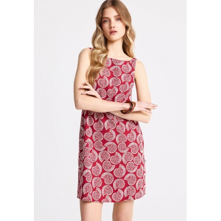 Funky Buddha Linen Blend Φόρεμα Mini Γυναικείο 