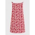 Funky Buddha Linen Blend Φόρεμα Mini Γυναικείο (FBL013-130-13-BAKED-APPLE)