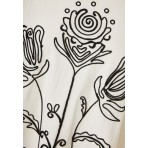 Funky Buddha Γυναικείο Κοντομάνικο T-Shirt Μπεζ, Μαύρο