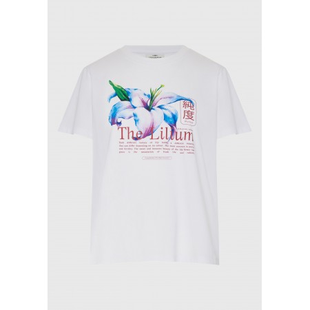 Funky Buddha Γυναικεία Μπλούζα Με Κοντό Μανίκι  Και Τύπωμα 