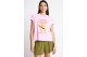 Funky Buddha Γυναικείο Κοντομάνικο T-Shirt Ροζ
