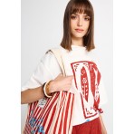 Funky Buddha T-Shirt Γυναικείο (FBL013-138-04-OFF-WHITE)