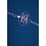 Funky Buddha Γυναικεία Κοντομάνικη Μπλούζα Μπλε Σκούρο
