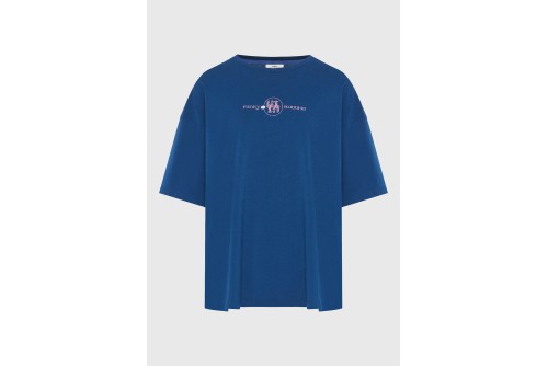 Funky Buddha Print On The Back T-Shirt Γυναικείο (FBL013-139-04-TWILIGHT-BLUE)