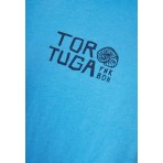 Funky Buddha Γυναικεία Κοντομάνικη Μπλούζα Γαλάζια