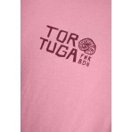 Funky Buddha Γυναικεία Κοντομάνικη Μπλούζα Ροζ