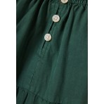 Funky Buddha Φόρεμα Maxi Γυναικείο (FBL013-142-13-BISTROT-GREEN)