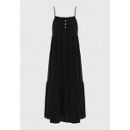 Funky Buddha Φόρεμα Maxi Γυναικείο (FBL013-142-13-BLACK)