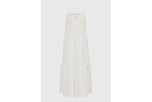 Funky Buddha Φόρεμα Maxi Γυναικείο (FBL013-142-13-OFF-WHITE)
