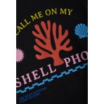 Funky Buddha Printed Μπλούζα Αμάνικη Γυναικεία (FBL013-145-04-BLACK)