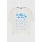 Funky Buddha Print T-Shirt Γυναικείο (FBL013-149-04-OFF-WHITE)