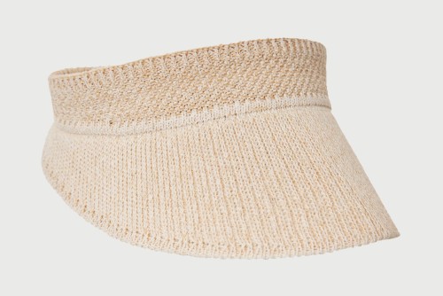 Funky Buddha Raffia-Style Καπέλο Visor (FBL013-151-10-OFF-WHITE)