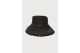 Funky Buddha Straw Fedora Γυναικείο Καπέλο Bucket Μαύρο