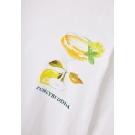 Funky Buddha Γυναικείο Κοντομάνικο T-Shirt Λευκό, Κίτρινο, Διάφορα Χρώματα