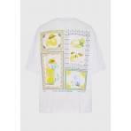 Funky Buddha Γυναικείο Κοντομάνικο T-Shirt Λευκό, Κίτρινο, Διάφορα Χρώματα