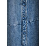 Funky Buddha Γυναικείο Τζιν Φόρεμα Γαλάζιο