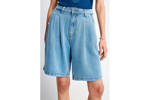 Funky Buddha Σορτς Τζιν Γυναικείο (FBL013-162-03-LT-BLUE)