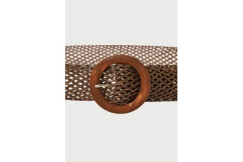 Funky Buddha Ζώνη Casual (FBL013-163-10-BROWN)