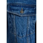 Funky Buddha Γυναικείο Μπουφάν Τζιν Μπλε