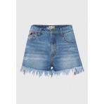 Funky Buddha Γυναικείο Τζην Σορτς (FBL013-165-03-MD-BLUE)