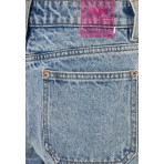 Funky Buddha Γυναικείο Τζιν Σορτς Μπλε