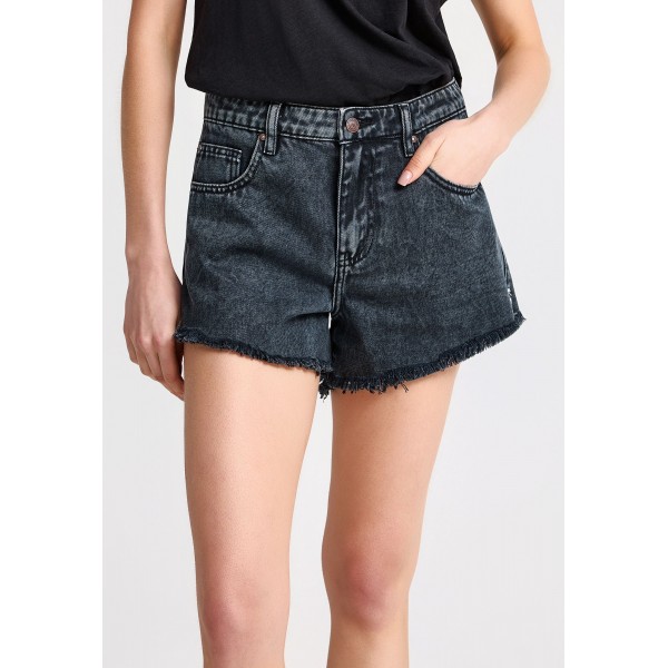 Funky Buddha Low-Rise Σορτς Τζιν Γυναικείο (FBL013-167-03-BLACK)