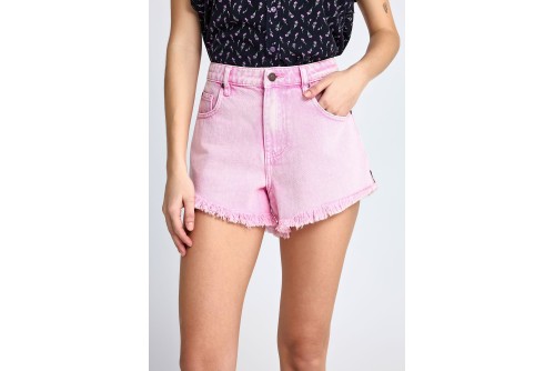 Funky Buddha Low-Rise Σορτς Τζιν Γυναικείο (FBL013-167-03-CANDY-PINK)